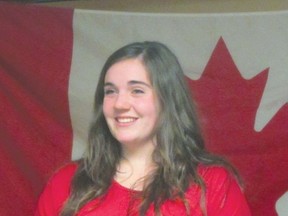 Rachael Verwey is among for winners of the new $20,000 Excellence in Agriculture scholarship being offered by the Federated Co-operatives Limited (FLC). She intends to pursue a degree in agriculture at the University of Manitoba next year. (FILE PHOTO)