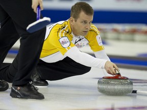 Manitoba's Jeff Stoughton won the 2013 Grand Slam of Curling The National event. In 2014 The National will be held in Fort McMurray.  Codie McLachlan/QMI Agency