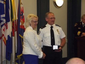 Wayne Therres with Melfort Ambulance Care was recently recognized by Lieutenant Governor of Saskatchewan Vaughn Solomon Schofield