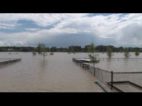 Flood in High River, courtesy of MP Macleod Ted Menzies