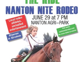 Nanton Nite Rodeo June 29 at 7 p.m.