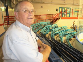 MONTE SONNENBERG Times-Reformer
Mike Bollert, 64, of Simcoe, has fond memories of many big games at Talbot Gardens. The veteran junior hockey executive will be inducted into the Norfolk Sports Hall of Recognition July 6.