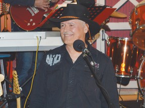 A humble Donald Jacques appeared nearly overwhelmed by the support he received at the Celebration Show and Dance at the Legion Hall in Blind River on Saturday. The event was to celebrate his induction into the Great Northern Opry.
Photo by KEVIN McSHEFFREY/THE STANDARD/QMI AGENCY