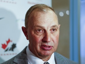 Brent Sutter will be back behind the bench for Canada at the 2014 championship in Malmo, Sweden. (Ernest Doroszuk/Toronto Sun)