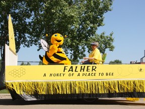 This parade vehicle says it all for the Town of Falher.