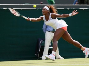 Serena Williams at the Wimbledon Tennis Championships in London, June 27, 2013.  (Stefan Wermuth/Reuters)