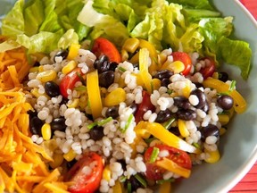 Barley and bean salad a versatile summertime selection. (ALBERTA BARLEY COMMISSION)