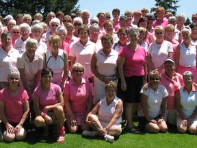 Eighty-four ladies participated in the ninth annual Strokes Fore Cancer golf tournament at Belmont Golf Club. The event raised $3,500 which is being donated to support Dr. Ann Chambers of London Health Sciences Centre in her breast cancer research project.  CONTRIBUTED