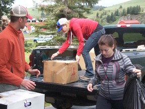 Several tons of supplies were collected and brought to Morley in less than a 24-period, June 23.