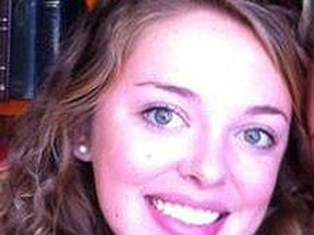 Trained lifeguard Emily Williamson, St. Thomas, reacted automatically when a 15-year-old boy disappeared under the surface of Lake Huron, Wednesday, June 26, 2013 while she was camping this week at Killbear Provincial Park. Contributed