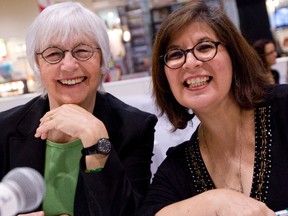 Elizabeth Baird, left, and Rita DeMontis in August 2012. (Dave Thomas/Toronto Sun files)