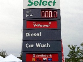 But it's not as cheap as this station in Saskatchewan. PHOTO QMI AGENCY