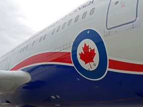 The Royal Canadian Air Force’s newly painted CC-150 Polaris at Canadian Forces Base Trenton in Trenton, Ontario on May 29, 2013.
Photo: MCpl Roy MacLellan, 8 Wing Trenton