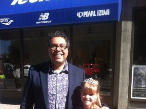 Grace and Calgary mayor Naheed Nenshi