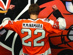 The Portage Terriers acquired Mitch McNamara, above, and his twin brother Liam from the Lloydminster Bobcats of the AJHL. (Lloydminsterbobcats.ca)