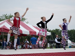 The Highland dancing competition is a big draw to the annual Highland Games, which took place in Embro on Monday. (CODI WILSON, Sentinel-Review)
