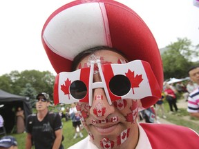 Toros Djerdjeais, of Toronto, was at Queen's Park enjoying the Canada Day festivities. (JACK BOLAND, Toronto Sun)