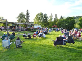 A few hundred people headed to Westview Park in Elliot Lake Monday evening.
Photo by KEVIN McSHEFFREY/THE STANDARD/QMI AGENCY