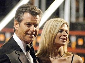 Pierce Brosnan and daughter Charlotte, Feb. 19, 2006. (Daniel Deme/WENN.COM)