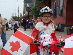 Claire Craig was one of thousands of local children and residents who came out for Canada Day celebrations in Tillsonburg on Monday. 

KRISTINE JEAN/TILLSONBURG NEWS/QMI AGENCY