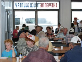 A large crowd was on hand at the annual Cheyenne Motors customer appreciation B.B.Q on Thursday, June 27.