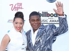 Tracy Morgan with fiancee Megan Wollover (WENN.COM)