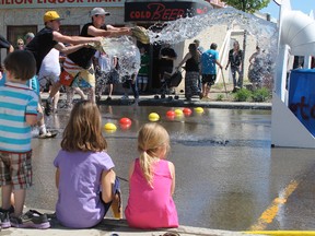 The annual bucket brigade competition was held in downtown Vermilion as a part of the Canada Day celebration on June 28.