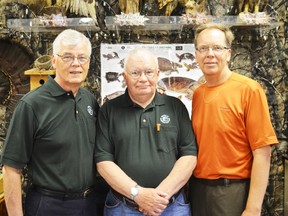 Pictured is current Friends president Peter Harrison with new committee members John Cummings and Kerrie Jarvis.