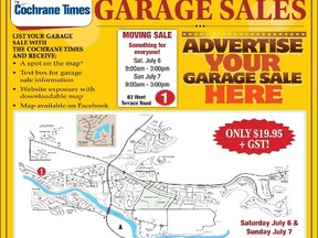 Cochrane_s hot garage sale - July 3 edition