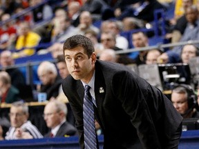 Butler Bulldogs Head Coach Brad Stevens watches play in the NCAA Tournament at the Rupp Arena on March 21, 2013 in Lexington, Kentucky. (Kevin C. Cox/Getty Images/AFP)