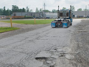Kinrade Road, which runs between Old Onondaga Road West and Brant County Road 18 in Cainsville, is targeted for road repairs. (BRIAN THOMPSON Brantford Expositor)