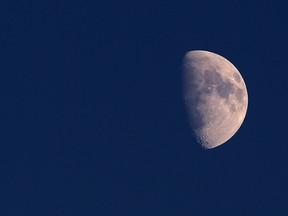 On supermoon. The moon is lit by a setting sun on Monday evening shortly after 9:30pm. The coming full moon on June 22nd and 23rd will be a supermoon, it is the moon�s closest encounter with earth in of 2013. The moon will not be this close again until August, 2014.  Tom Braid/Edmonton Sun/QMI Agency