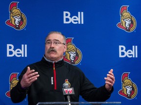 Ottawa Senators coach Paul MacLean. (ERROL McGIHON/Ottawa Sun)