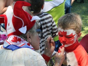 Watermelon eating contests, live music and balloon animals were some of what was in store for attendees to the Canada Day festivities in Centennial Park this Canada Day. Celebrations were also held at the Devonian Botanic Gardens and by Leduc County in New Sarepta.