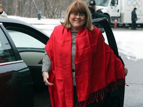 Diane Ablonczy arrives for a swearing in ceremony at Rideau Hall in Ottawa on January 4, 2011. (ANDRE FORGET/QMI Agency Files)