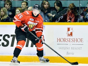 Owen Sound Attack left-winger Kyle Hope of Blenheim is going to the Vancouver Canucks prospects camp. (TERRY WILSON/OHL Images)