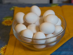 A bowl of eggs.
DEREK RUTTAN/ The London Free Press /QMI AGENCY
