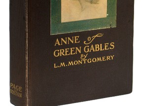A first edition of Anne of Green Gables, published in 1908. Its themes of redemption, renewal and pre-industrial tranquility resonated with a young nation grappling with the problems of the 'City.'