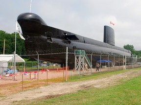 The HMCS Ojibwa submarine was officially opened at Port Burwell on Saturday, July 6, 2013. The former Canadian Cold War vessel has been converted into a museum and is now open to the public for interior tours. Ben Forrest/QMI Agency/Times-Journal