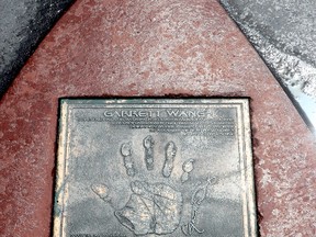 The one plaque in Vulcan's Star Trek Walk of Fame has not weathered well, and the Vulcan Tourism Society is considering another way to display the plaques, such as on a wall of fame.