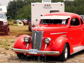 There is more than music featured at Porquis Blues Festival. This mid-1930s five-window Ford Coupe was among the vehicles on display at the classic car show which is an annual part of the festival.