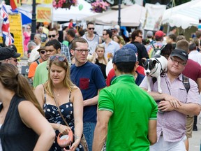 Sunfest drew fans of all species during its four-day run at Victoria Park. (DEREK RUTTAN, The London Free Press)