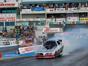Tim Boychuk narrowly missed out on his fourth funny car title (Terry McLachlan, Edmonton Sun).