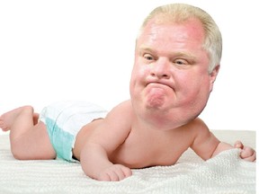 Right now, it takes longer to elect a mayor in Toronto than it does to have a baby. (TIM PECKHAM/Toronto Sun photo illustration)