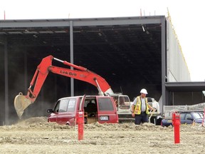 Work continues on the massive 520,000 square-foot mystery building under construction in Trenton's Northeast Industrial Park. Reports have surfaced there could be a major announcement in August.