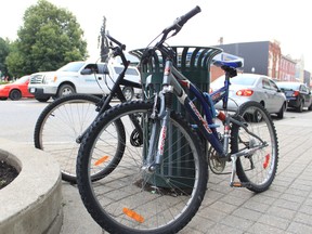 New bike-friendly signs may be popping up throughout Oxford County, encouraging motorists to "Share The Road" with cyclists.  (CODI WILSON, Sentinel-Review)