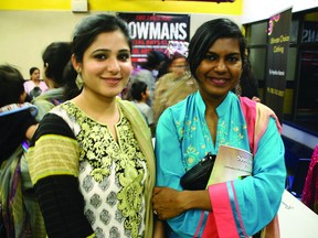 The Pakistan Canada Association of Fort McMurray held an event at the Casman Centre last year for Chaand Raat, marking the end of Ramadan. Ayesha Nabeel, 22, and Zafia Mahanaz, 31, took the chance to browse booths selling clothes and other goods from home based businesses. TODAY FILE PHOTO