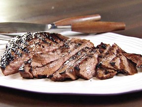 Garlic and Dijon Flank Steak: Fire
Humans have been taming fire from the era of the campfire to the hearth, electric stoves to the flameless microwave – only to revert, at times, to outdoor barbecues and flickering flames. Pull your deck chairs around the glowing grill, and enjoy the ancient flavour fire gives to food. (Archives)