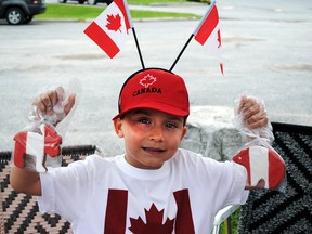Victor Warner selling his Canada Day sweets at the Farmers Market in Marmora.

Amber Van Wort For Community Press