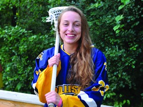 Sarah Utting of Brockville has been named to Team Ontario for the upcoming Junior Women's National Box Lacrosse Championships. (STEVE PETTIBONE The Recorder and Times)